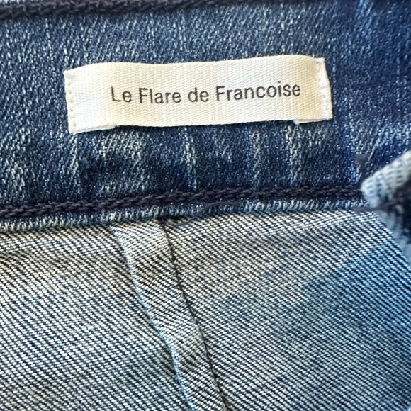 Frame Denim Le Francoise Flare Jeans in Sunnyslope - Picture 12 of 14